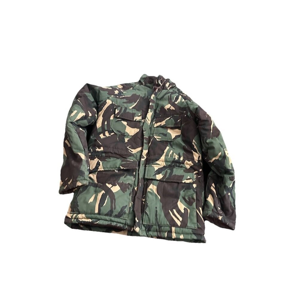 Vintage 90s Brian Gregory Camo Down Puffer Jacket Men’s Small Hunting Outdoor